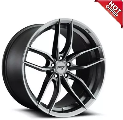 4ea 22  Staggered Niche Wheels M204 Vosso Matte Anthracite Rims(S10) • $1898