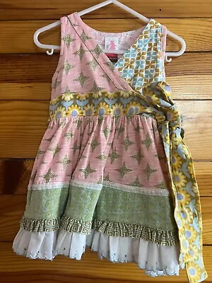 Matilda Jane Joanna Wrap Dress Girls Serendipity Size 12 Months • $34.99