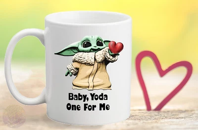 $26.99 • Buy Baby Yoda Mug Baby Yoda Coffee Mug Mandalorian Mug Valentine's Day Gift For Her