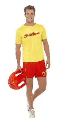 Smiffys Official Baywatch Men's Beach 1990's Adults Mens Fancy Dress Costume • £24.79