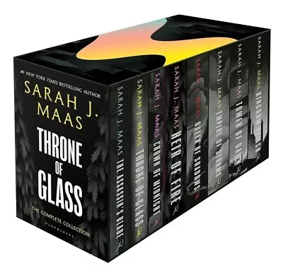 Throne Of Glass Collection Box Set 8 Paperback Books By Sarah J. Maas.. USA ITEM • $94.05