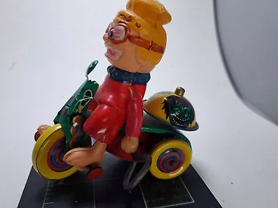 Vintage Nutty Mad Tricycle Louis Marx Wind Up Toy 60's • $51