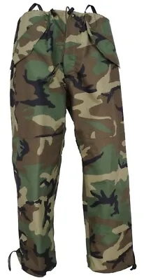 GI Woodland ECWCS Cold Weather Trousers Goretex Pants Wet Weather Trousers • $69.99