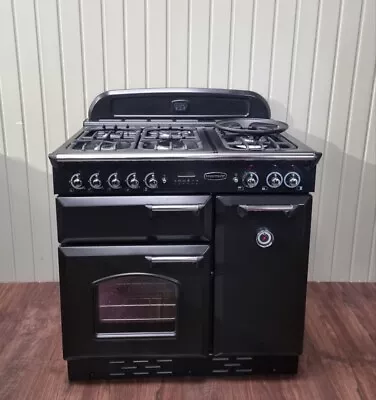 Rangemaster Classic  90cm.  Black And Chrome . Range Cooker.  • £999