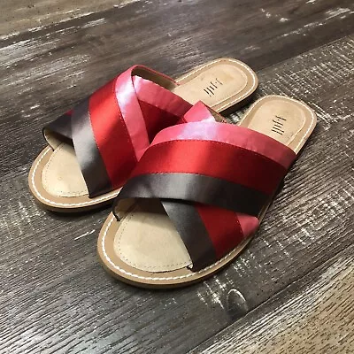 J. Jill Criss Cross Sandal Size 6 Red Pink • $24