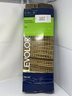 LEVOLOR  Trim+Go 24 In X 64 In Tatami Cordless Bamboo Roller Shade • $35.99