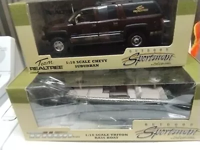 Ertl Outdoor Sportsman Team Realtree Chevy Suburban 1/18 &triton Boat New In Box • $409.99