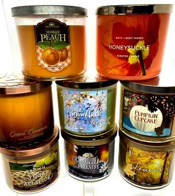 Bath And Body Works 3-WICK CANDLES 14.5 OZ • $34.99