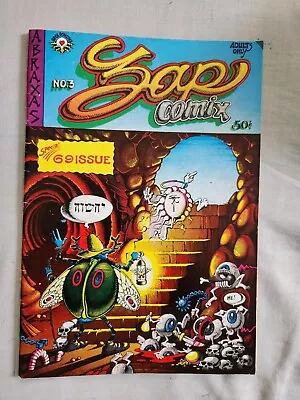 Zap Comix #3 50-Cent Cover Price-Excellent Condition!-Very Nice! • £100.40