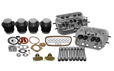 $738 • Buy VW 1600 DUAL PORT TOP END REBUILD KIT, 85.5mm Pistons, WITH STOCK HEADS