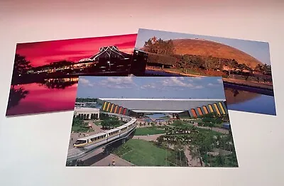 Vtg Disney World Epcot Postcard Lot Of 3 W/ Universe Of Energy Wonders Of Life • $9.99