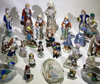 Vintage Made In Occupied Japan Lot 26 Pieces Ceramics Mixed Figurines Miniatures • $19.99