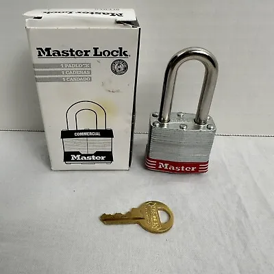 Master Lock Commercial 3LFRED Hardened 1 Key Tough Under Fire • $13.99