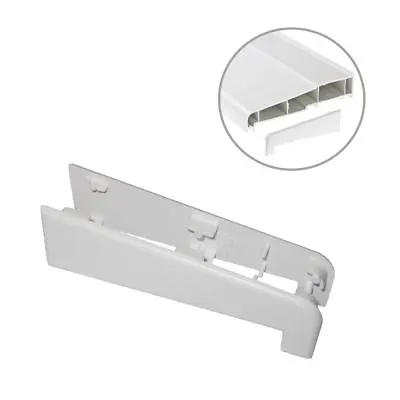 £8.99 • Buy 5 X White Eurocell UPVC Pair Window And Door Cill End Caps, External Sill Covers