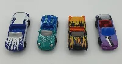  Vintage Bundle Of 4 Miniature Toy Cars Hasbro 1990's • £20