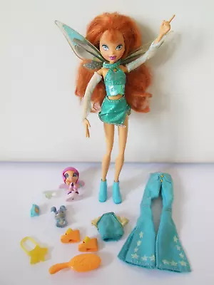 Winx Club Bloom Pixie Magic Doll Lockette Charmix Mattel • $150