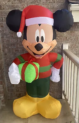 Gemmy 5 Foot Tall Disney Mickey Mouse Inflatable Lighted LED Yard Decoration EUC • $59.99