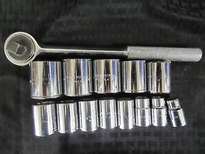 Challenger USA 14 Pcs SAE 1/2 Dr. Socket Set From 7/16-1 1/4  I#Chal • $249.99