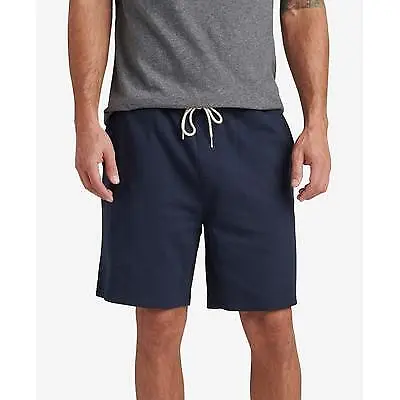 Reef Mens Wade Fleece Sweat Shorts Navy Blue XL • $6.89