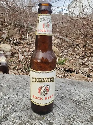 Vintage Bottle Pickwick Bock Beer Labeled • $4