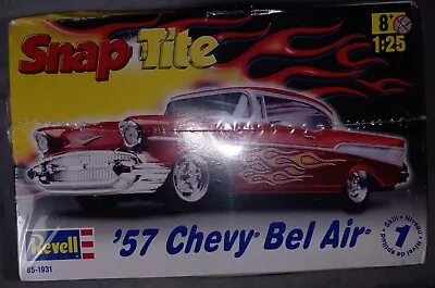 Snap Tite Revell 57 Chevy Bel Air 1 Plastic Car Model Kit 1:25 SEALED BOX • $19.99