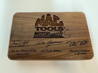 Mac Tools 24k Gold Filled Lettering  NASCAR 3 Pc. Lugnut Socket Set Limited • $39.99