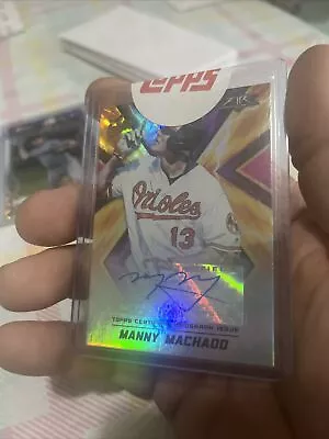 2017 Topps Fire Manny Machado Autograph Auto #/40 Orioles • $50