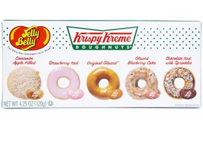 Jelly Belly Krispy Kreme Doughnuts Flavor Jelly Beans Gift Box 4.25oz FUN Gift • $10.99