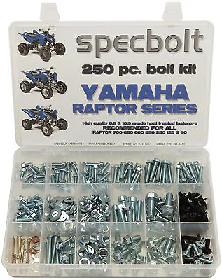 250pc Bolt Kit Yamaha Raptor 350 600 660 700 • $59.99