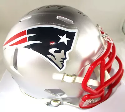 Rob Gronkowski / Autographed New England Patriots Logo Speed Mini Helmet / COA • $149.50