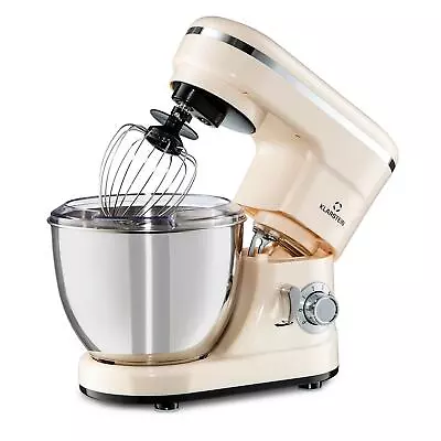 Stand Mixer Hand Food Processor Stirring Machine 6 Speed 4 L Bowl 1200 W Steel • £140.82