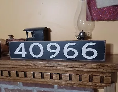 Custom Address Board Rustic Primitive Country Home Décor 16 In • $10.95