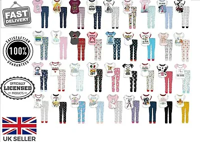 £11.50 • Buy New Ladies Girls Women Character Official Pyjama Set Disney Nightwear Pjs 8 -22