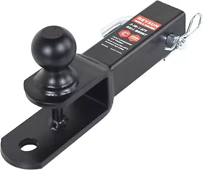 864209 3 In 1 ATV/UTV Trailer Hitch Towing Ball Mount With 2 Inch Trailer Ball • $33.99