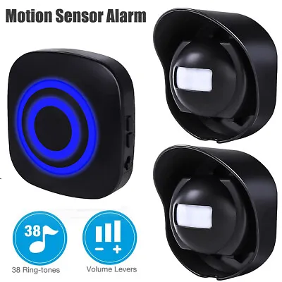 Wireless Driveway Alarm Doorbell 656ft Motion Sensor Outdoor Home Security M6W6 • $23.99