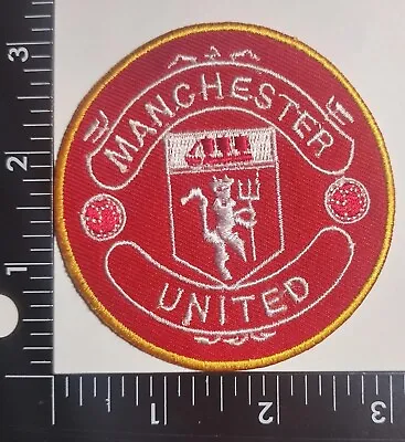 Manchester United Team Original Iron Or Sew On Embroidery Patch Est. 3  • $29.99