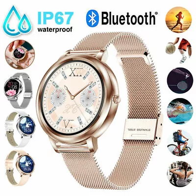 $51.24 • Buy Fashion Women Smart Watch Heart Rate Blood Pressure Tracker Fitness Bracelet