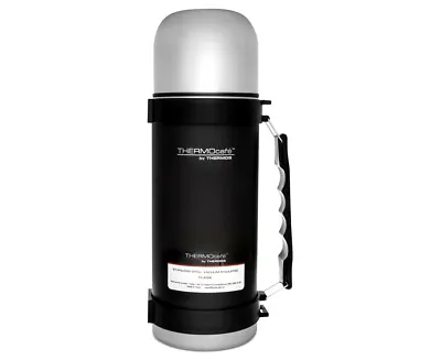 $34.99 • Buy New THERMOS ThermoCafe Stainless Steel Vacuum Insulated Flask 1.0 Litre Black