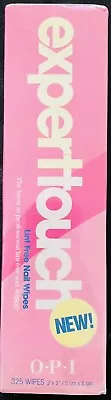 OPI Expert Touch Lint Free Nail Wipes 325 Wipes 2”x2” New&Authentic • $12.99