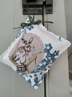 Handmade Hare/Vanessa Arbuthnott Linen Hanging Lavender Pillow ~  GIFT  • £4.50