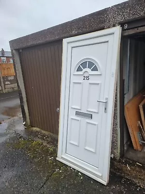  Upvc Front Door With Frame And Cill Decorative Panels Second Hand Front Door  • £63