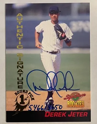 Derek Jeter Rc Auto Mystery Packs-6 Signed Cards From Top Prospects From 93/94 • $20