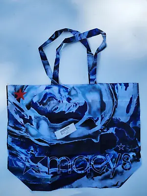 MACY'S Reusable Shopping Tote Bag Made From Recycled Plastic From The Ocean • $4.40