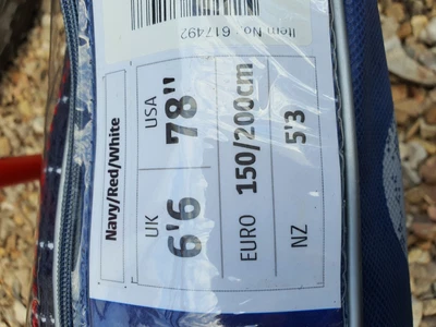 £35 • Buy Red White Blue Waffle Rug 6'6  Bnwt