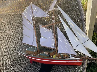 £200 • Buy Large Radio Controlled Model Boat, The Lilla Dan Sailing Ship