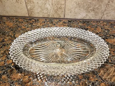 Hocking Glass Miss America 10½” Clear Celery Dish - Genuine And Beautiful! • $9.41