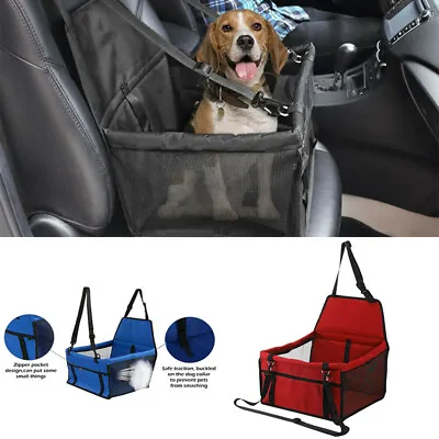 £15.55 • Buy Removable Large Dog Car Seat Carrier Cat Pet Puppy Travel Cage Booster Belt Bag