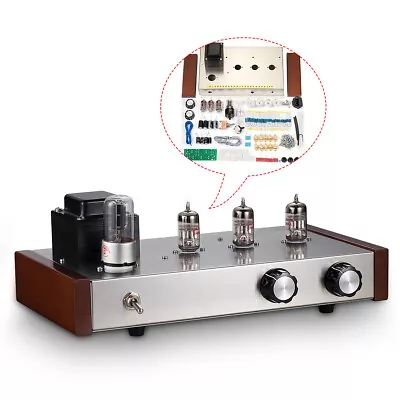 HiFi 12AX7 Vacuum Tube Preamp DIY KIT Stereo Home Desktop Audio Preamplifier  • $309.99