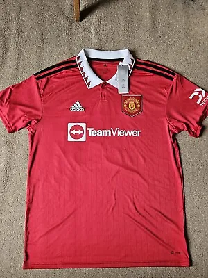 Adidas Manchester United 2022-2023 Home Football Shirt XL Mens W/ Tags • £22