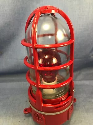 Light Top Caged For Vintage Gamewell ADT Samson Fire Alarm Firefighter • $74.99